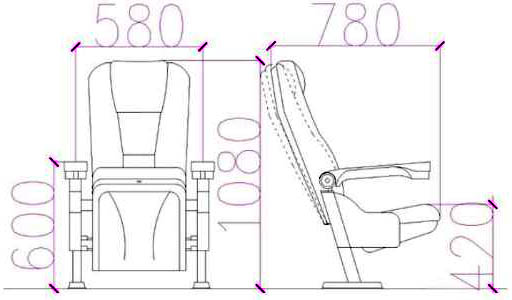 Suncoast The Imperial Cinema Seating dimensions