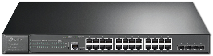 TP-Link TL-SG3428MP Jetstream 24-Port Gigabit PoE+ L2 Managed Switch With 4 SFP Slots