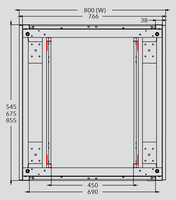 800/19″ Wide