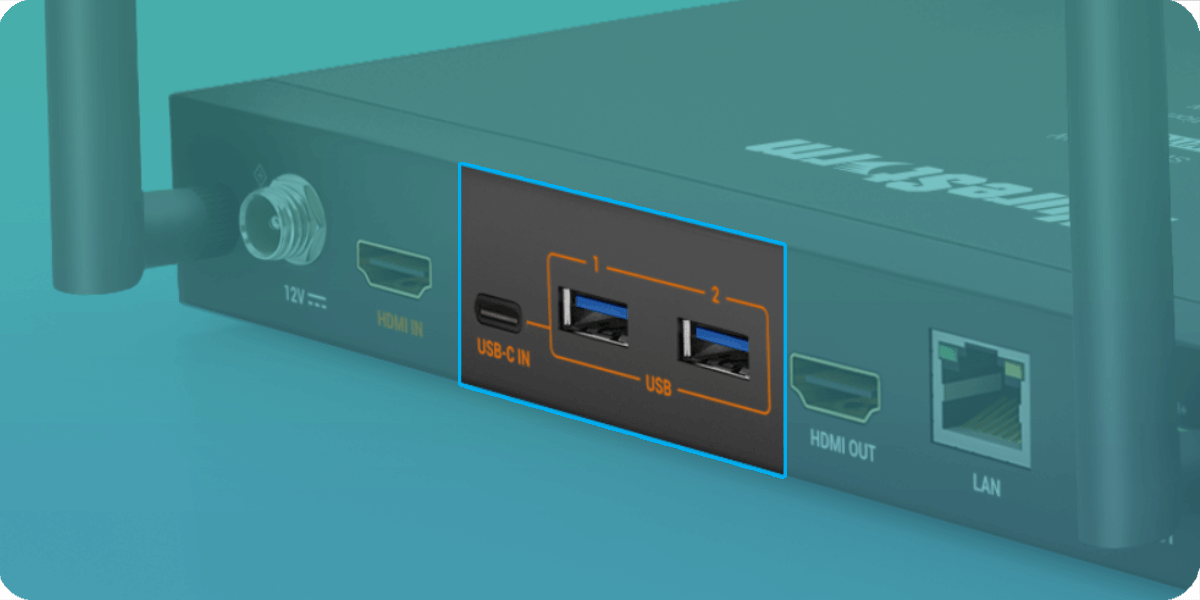 built-in USB 3.0 hub