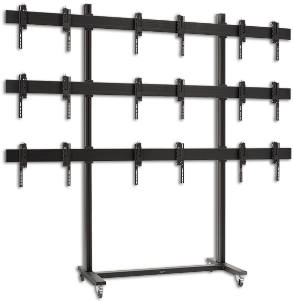 Vogels TVW3355 3x3 55" Video Wall Mobile Trolley