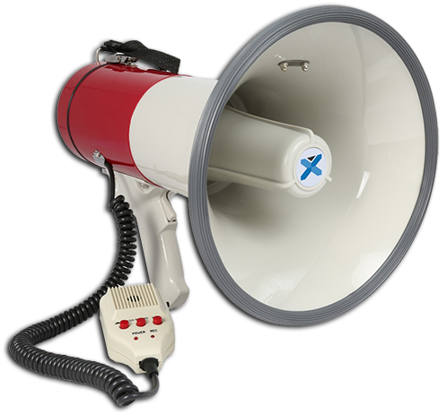 Vonyx MEG050 50W Megaphone with Siren & Microphone