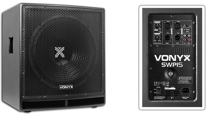 Vonyx SWP15 15" 800W Powered PA Subwoofer