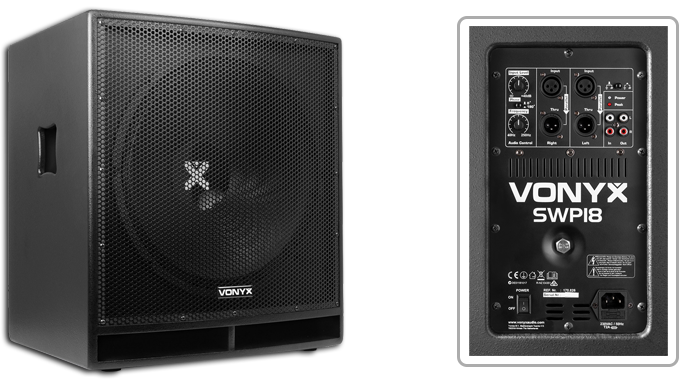 Vonyx SWP18 18" 1200W Powered PA Subwoofer