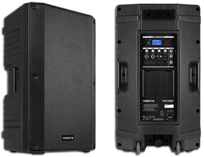 Vonyx VSA12BT 12" 800W Bi-Amplified Active Speaker with Bluetooth/MP3