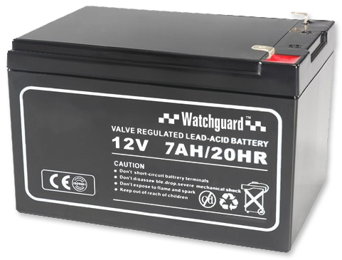 WatchGuard 12VDC 7AH Sealed Lead Acid Battery