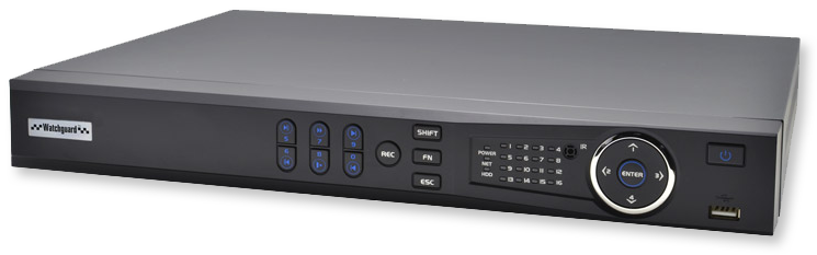 WatchGuard Compact 16 Channel Network Video Recorder with PoE