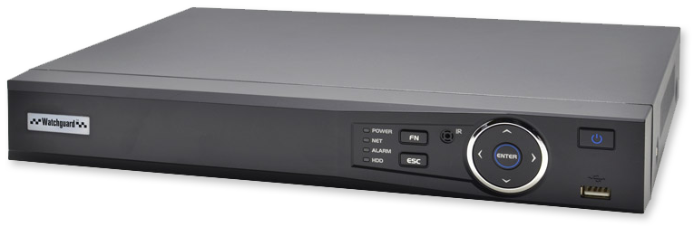WatchGuard Compact 8 Channel Network Video Recorder with PoE (80Mbps)