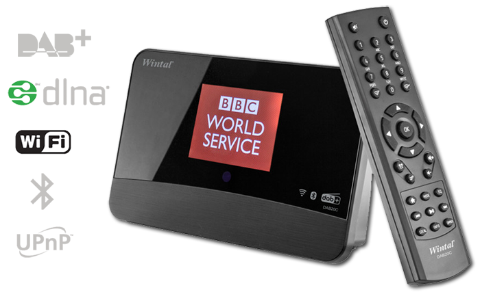 Wintal DAB20C FM DAB Tuner & Internet Radio With Bluetooth