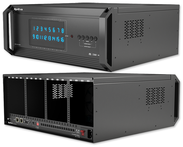 WyreStorm 16x16 4K HDR 18Gbps Modular Matrix Switcher Chassis 