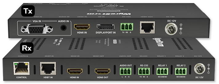 WyreStorm 3x1 HDMI/VGA/DP Switching Extender Kit with Scaling Receiver