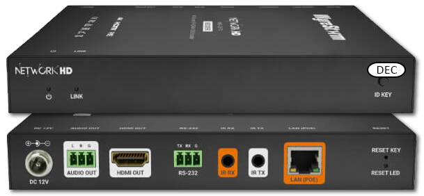 WyreStorm NetworkHD 120 Series 4K30 4-2-0 Decoder