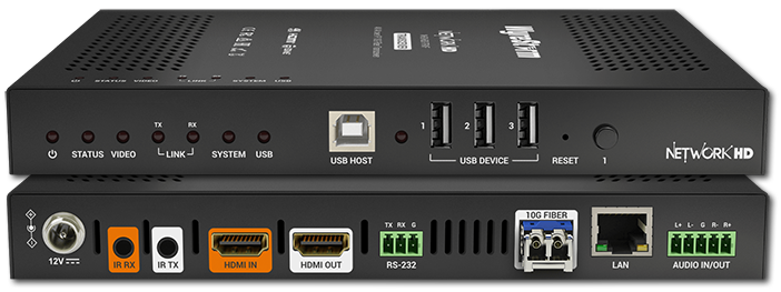 WyreStorm NetworkHD 600 4K60 4:4:4 HDR10 AV Over 10GbE Network SDVoE Fiber Transceiver