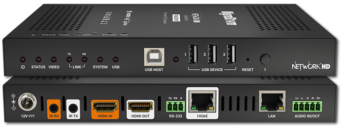 WyreStorm NetworkHD 600 4K60 4:4:4 HDR10 AV Over 10GbE Network SDVoE Transceiver