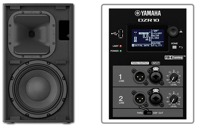 Yamaha DZR10 10" Bi-Amped Powered Bass-Reflex Loudspeaker