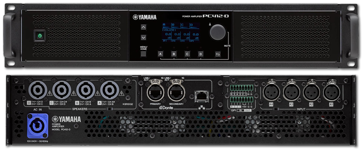 Yamaha PC412-D 4 x 1200W @ 8 ohm Power Amplifier