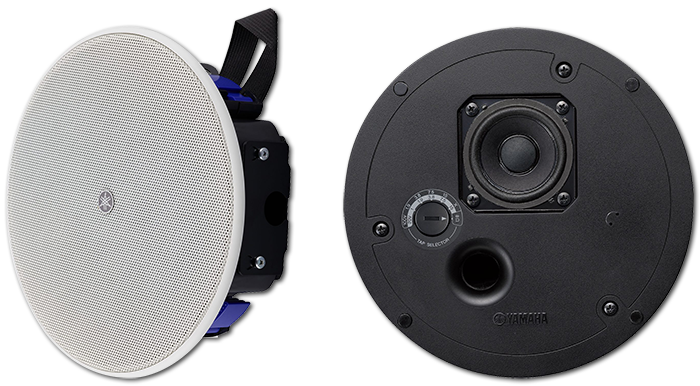 Yamaha VXC2F 2.5" 8 ohm 70/100V Full Range Low Profile In-Ceiling Speakers