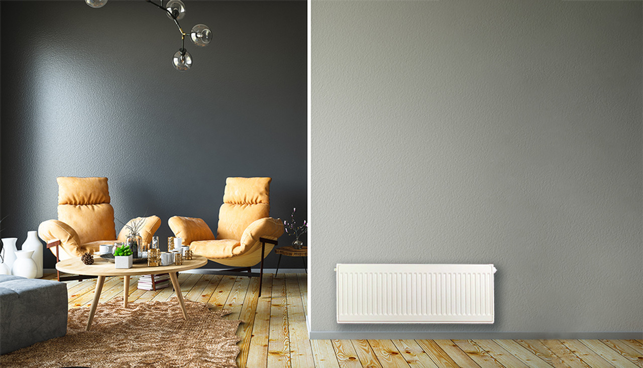 Pensotti 12" x 32" Double Panel Radiator