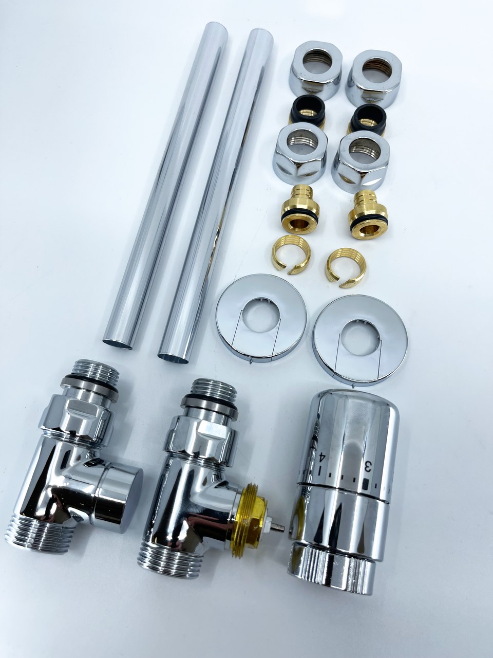 Straight Automatic TRV Valve Installation Kit