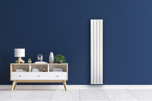 4 Tube - 63" x 12" Pensotti Vertical Steel Panel Radiator