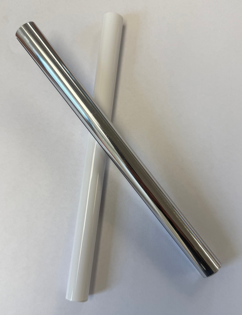Pensotti Radsnap Pipe Covers - White & Chrome