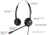 Eartec Office Pro 750D Binaural/Monaural Flex Boom Headset