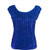 Cap Sleeve Lightweight Top Royal Blue