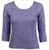 3/4 Sleeve Lightweight Top Lavender