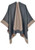 Reversible Cape Charcoal/Tan