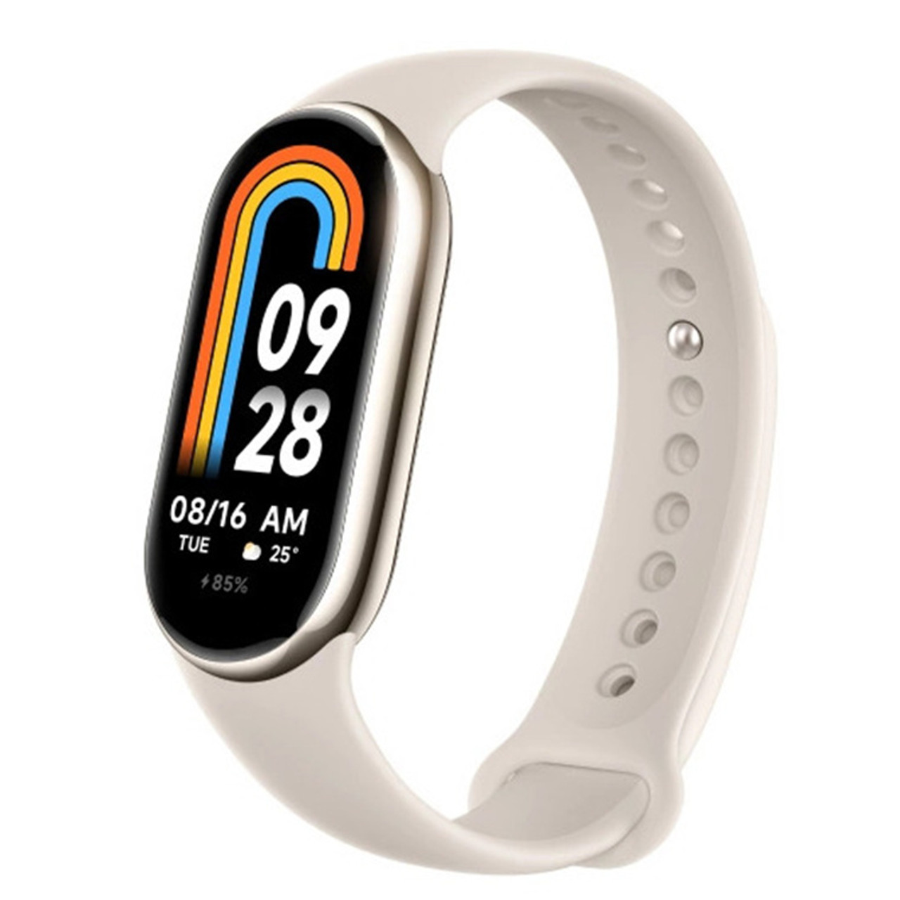 Xiaomi Smart Band 8 Graphite Black, metallic midframe, fresh and