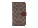 Coach Folio Case - iPhone 14 Pro - Signature C Tan