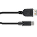 Goobay USB-C to USB A port cable black  0.2m