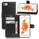 iPhone SE (3nd Gen) PU Wallet (Black) PU Wallet Case