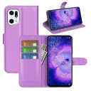 OPPO Find X5 Lite PU Wallet Case
Purple