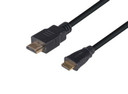 DYNAMIX 1m HDMI to HDMI Mini Cable High-Speed with Ethernet Max Res: 4K@60Hz (3840x2160)