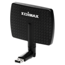 EDIMAX AC600 WiFi Dual-Band Directional High Gain USB Adapter. 802.11ac. WPS button. Directional high gain 5dBi antenna. USB for flexible placement.