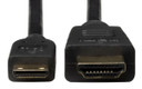 DYNAMIX 2m HDMI to HDMI Mini Cable High-Speed with Ethernet Max Res: 4K@60Hz (3840x2160)