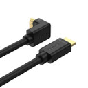 UNITEK 3M 4K HDMI 2.0 Right Angle Cable with 90 Degree Elbow. Supports HDR10, HDCP2.2, 3D & 7.1 Surround Sound. Gold-Plated Connectors.