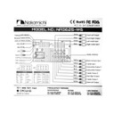 Nakamichi Head Unit 6.8" Na3625-W6 Wireless Carplay / Android Auto Double Din