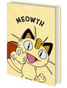 IM Pokemon Meowth Plush Notebook