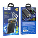 Hoco 22.5W PD+QC Power Bank w/ LED % Display, 2 Cables (10000mAh) (J104)