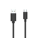 UNITEK 2.0m USB 3.0 USB-A Male To USB-C Cable. Reversible USB-C. Supports Data Transfer Speed up to 5Gbps. Sync and Charging. Black Colour.  C14103BK-2M