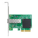 EDIMAX 10GbE SFP+ V2 PCI Express Network Adapter. Converts PCIe slot into SFP+ fiber slot. Compatible with standard SFP+ modules. Low profile bracket included. EN-9320SFP-V2