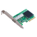 EDIMAX 10GbE SFP+ V2 PCI Express Network Adapter. Converts PCIe slot into SFP+ fiber slot. Compatible with standard SFP+ modules. Low profile bracket included. EN-9320SFP-V2