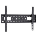 BRATECK 37"-70" Tilt Wall Mount Bracket. Max load: 75kg. VESA Support up to 600x400. Built-in Bubble Level. Curved Display Compatible. Colour:Black.  LCD-PLB35L