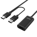 UNITEK 20m USB 2.0 Active Extension Cable. Built-in Extension Chipset Supports Extended Transmission Distance. Data Transfer Speed up to 480Mbps. Plug and play. Y-279