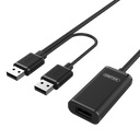 UNITEK 10m USB 2.0 Active Extension Cable. Built-in Extension Chipset Supports Extended Transmission Distance. Data Transfer Speed up to 480Mbps. Plug and play. Y-278