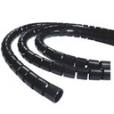 DYNAMIX 20mx15mm Easy Wrap - Cable Management Solution - Bulk Packed - Colour Black - Includes Tool.