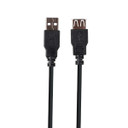 DYNAMIX 1m USB 2.0 Cable USB-A Male to USB-A Female Connectors.
