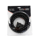 DYNAMIX 2.5mx15mm Easy Wrap - Cable Management Solution - Blister Retail Packaging - Colour Black